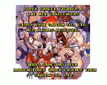 Super Street Fighter II - The New Challengers_Disk1 screen shot title